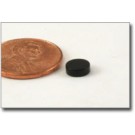 black epoxy coated 6x2mm disc magnet