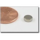 6x2mm nickel plated disc magnet