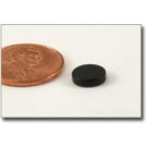 8x2mm black epoxy coated rare earth magnet (disc)